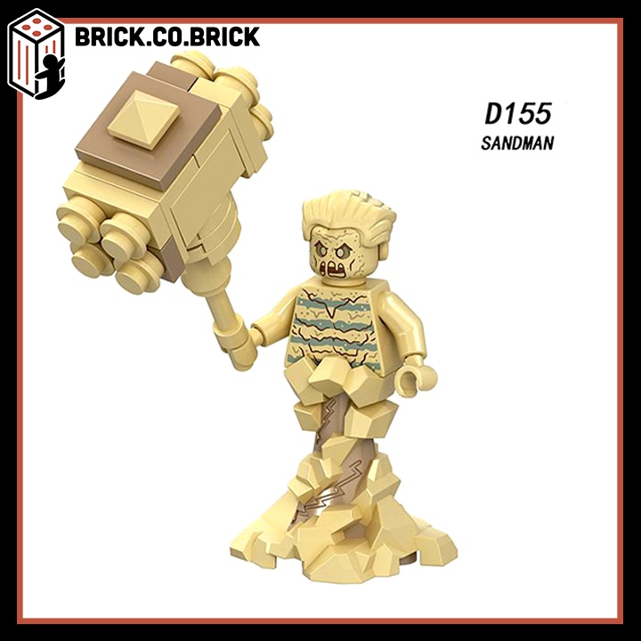 Xếp hình Sand Man Đồ chơi Lắp ráp Minifigure Siêu Anh Hùng Người Cát Marvel D155