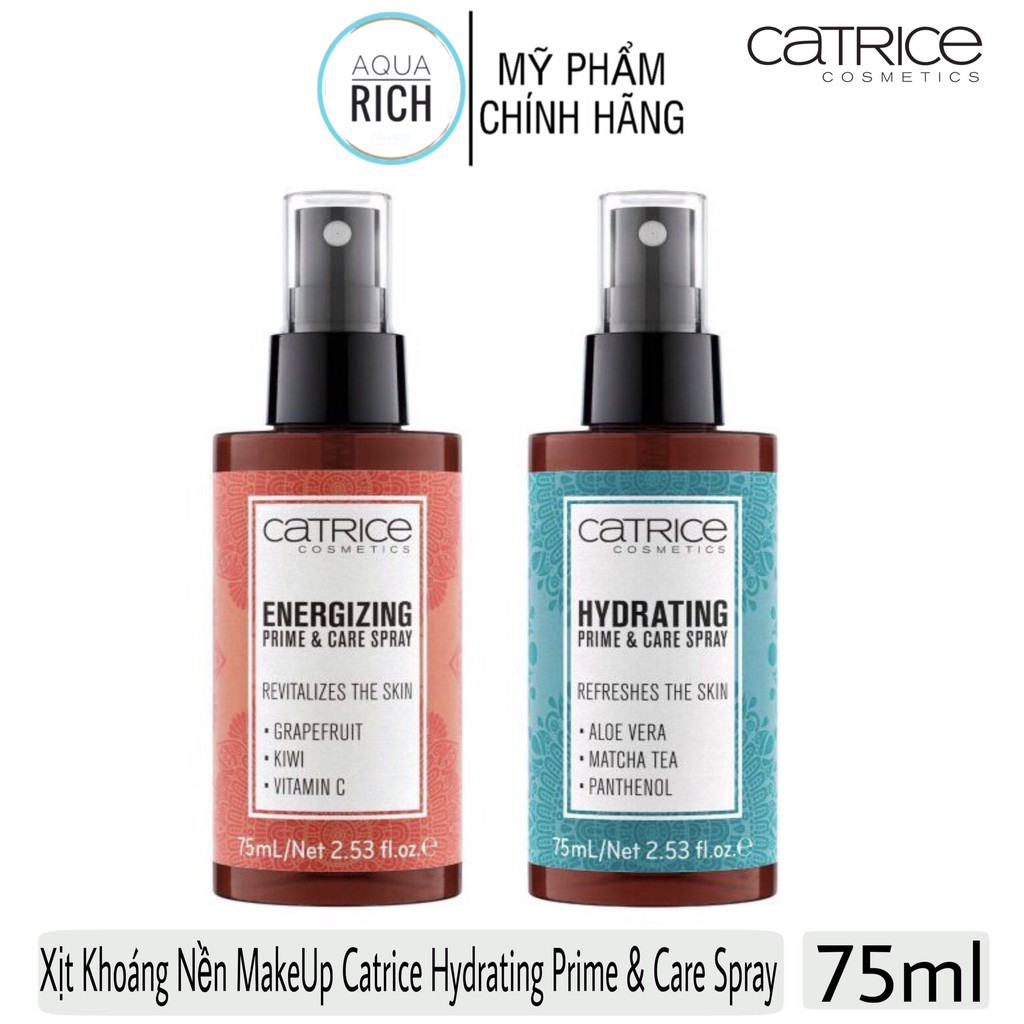 Xịt Khoáng Nền Makeup Catrice Hydrating Prime &amp; Care Spray - 75ml