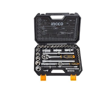 Bộ 44 đầu tuýp (1/4 inch + 1/2 inch)  Ingco HKTS42441