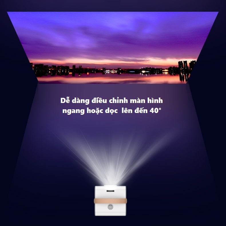 [Mã 254ELSALE giảm 7% đơn 300K] Máy chiếu cầm tay Mini S6 hệ điều hành Android - Mini Projector S6