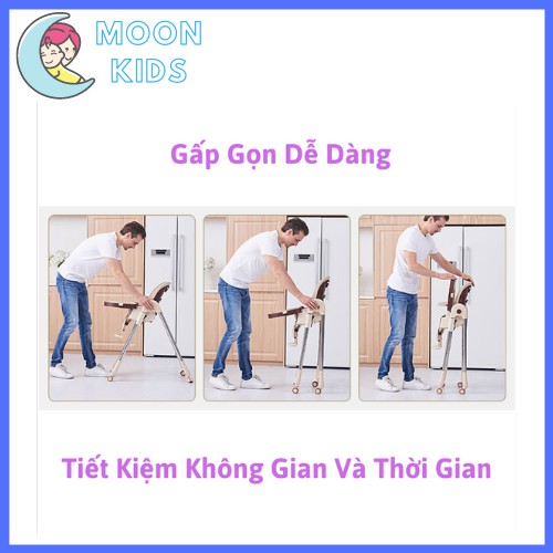 { FREESHIP } Ghế Ăn Dặm Bellybaby LUX01 Bản Nâng Cấp, Bàn Ăn Rộng, Thay Đổi Chiều Cao Và Ngả Lưng Theo Ý Muốn