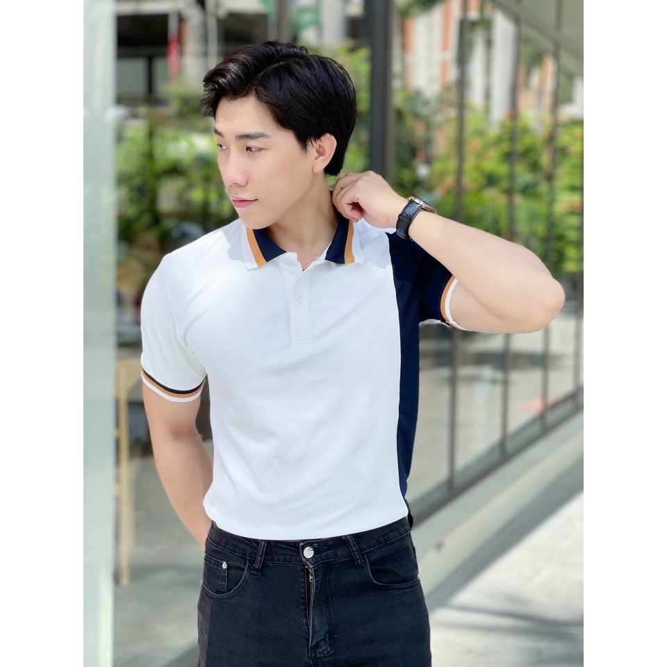 Áo polo nam họa tiết cổ bẻ vải cá sấu Cotton xuất xịn,chuẩn form, sang trọng - thanh lịch TB03