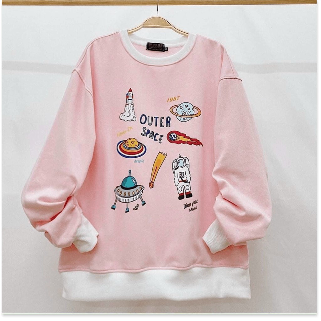 ÁO KHOÁC HOODIE CHUI ĐẦU FORM RỘNG CHẤT NỈ DÀY DẶN CỰC ẤM CHO MÙA THU ĐÔNG