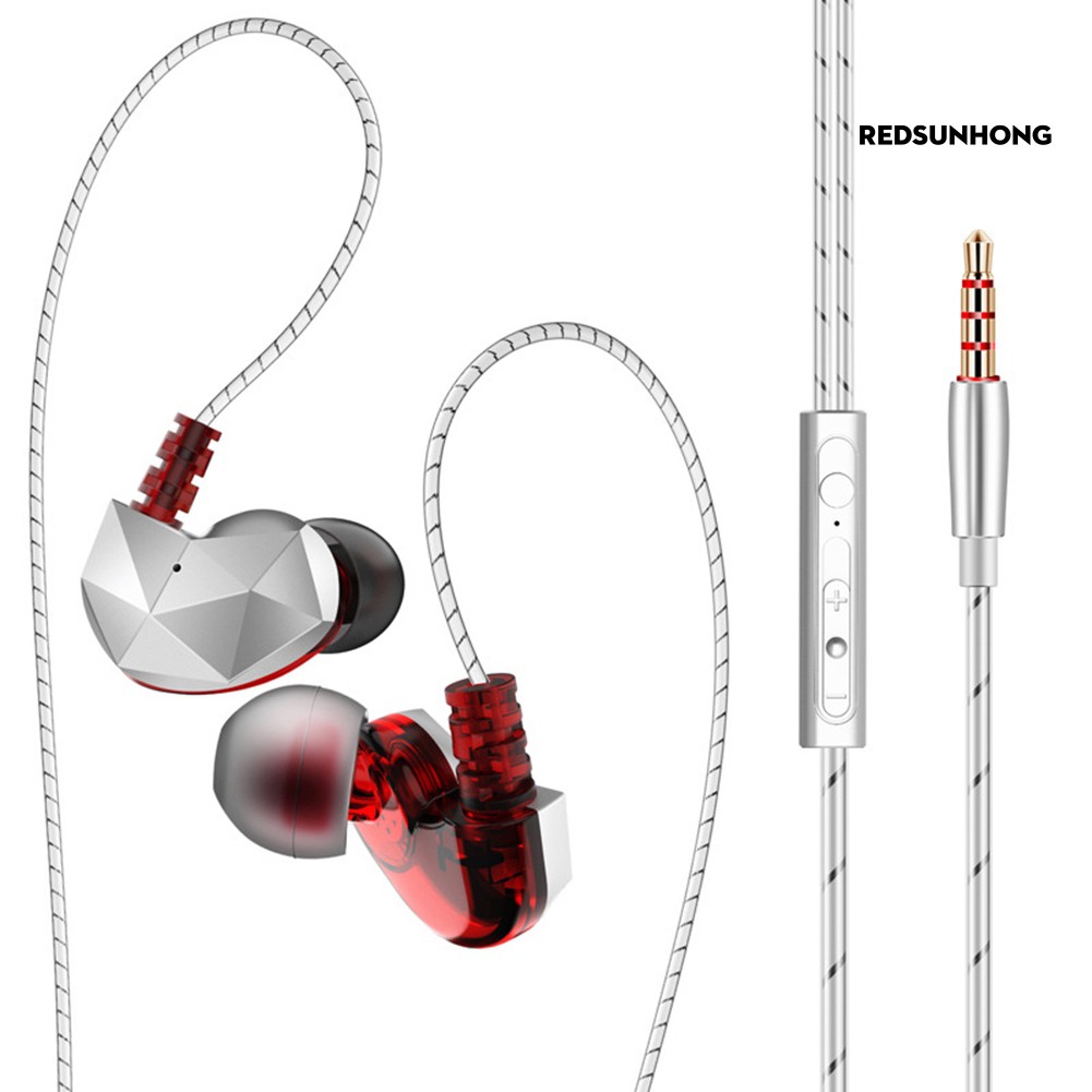 Tai Nghe Nhét Tai Chống Ồn Có Micro Redsu Qkz Ck6