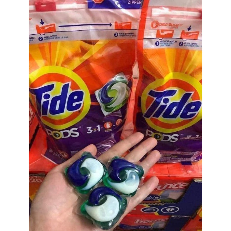 Viên giặt TIDE PODS Mỹ 3in1 42v