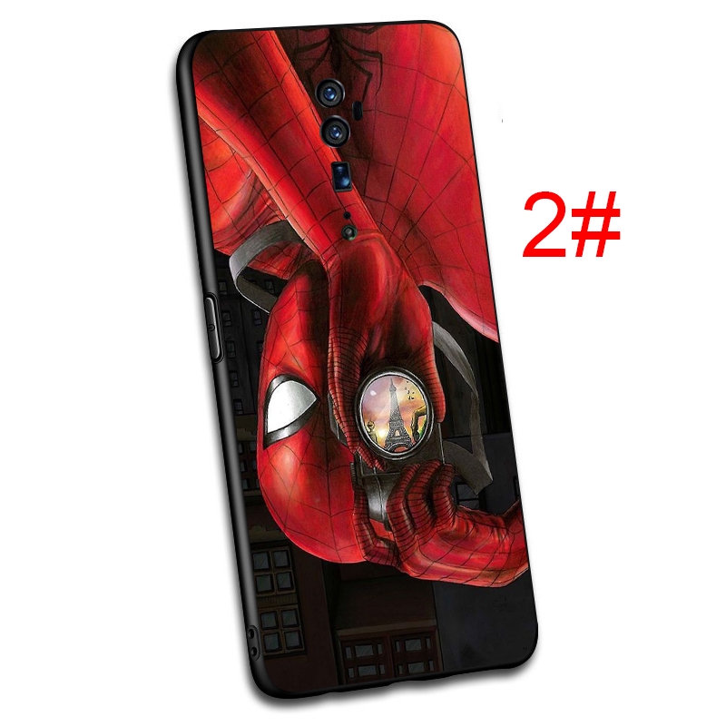 Ốp điện thoại mềm hình siêu nhân Venom Người Nhện Marvel S121 cho Realme C2 C3 2 3 5 6 Pro 5i 5S X Lite Q XT X2 X50 A5