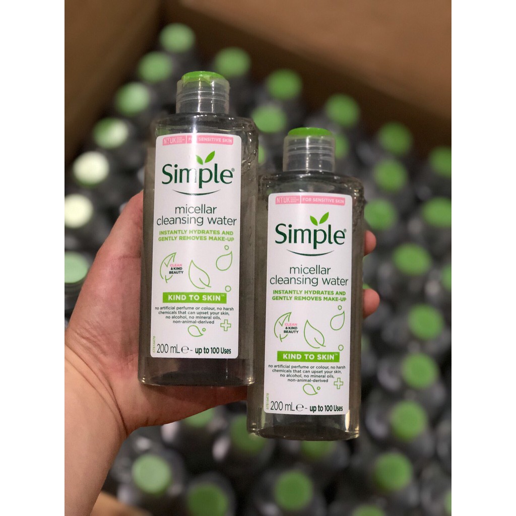 Nước tẩy trang Simple Kind to Skin Micellar Cleansing Water