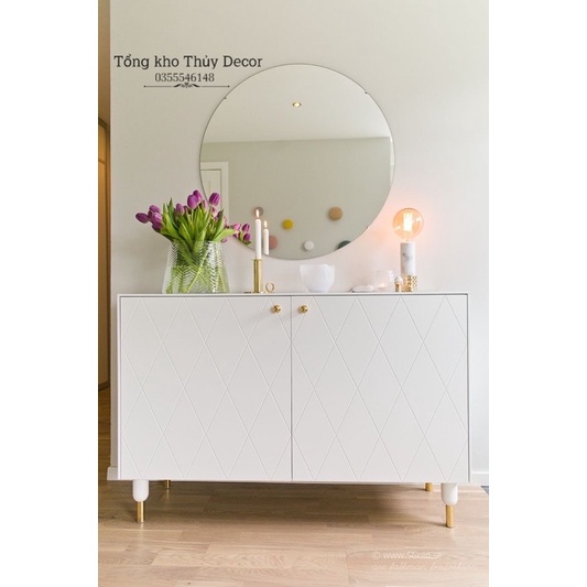 Gương dán tường, 𝐇𝐀̀𝐍𝐆 𝐇𝐎𝐓 gương treo dây đay cực xinh