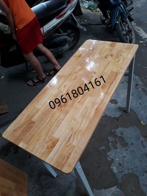 Mặt bàn gỗ cao su dày 1.8cm
