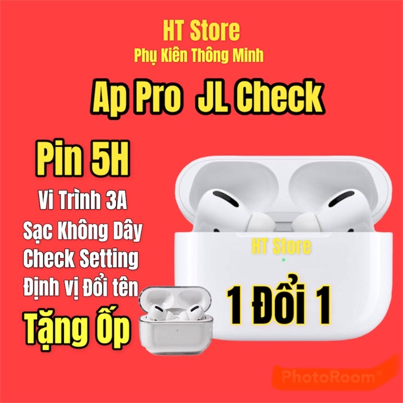Tai Nghe Bluetooth Ap Pro phiên bản cao cấp 2022,Sạc không dây,Pin trâu,Bass Âm thanh hay ,chống ồn ,giá rẻ,