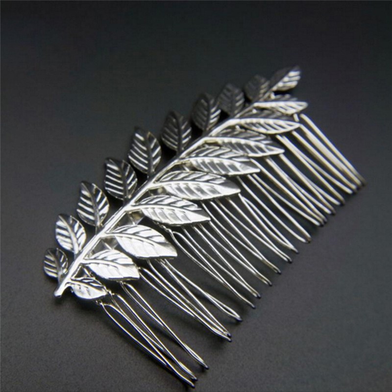 Kẹp Tóc Hình Chiếc Lá Thanh Lịch Cho Nữ