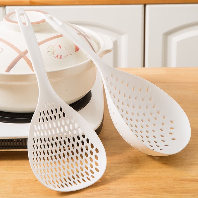 Rây Lọc Muỗng, Dụng Cụ Nhà Bếp Xẻng Thoát Nước Thực Phẩm Để Ráo Nước Mì Ống Bánh Bao, Phụ Kiện Nhà Bếp