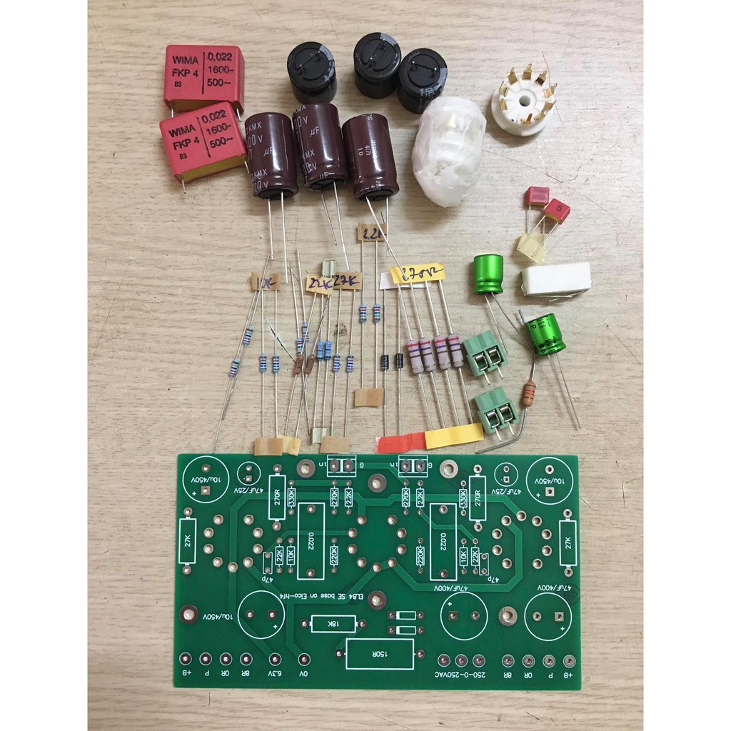 B12 Mạch amply EL84 SE dựa trên Eico-Af4 6p14