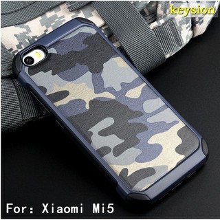Ốp điện thoại chống sốc họa tiết camo quân đội cho Xiaomi mi 5