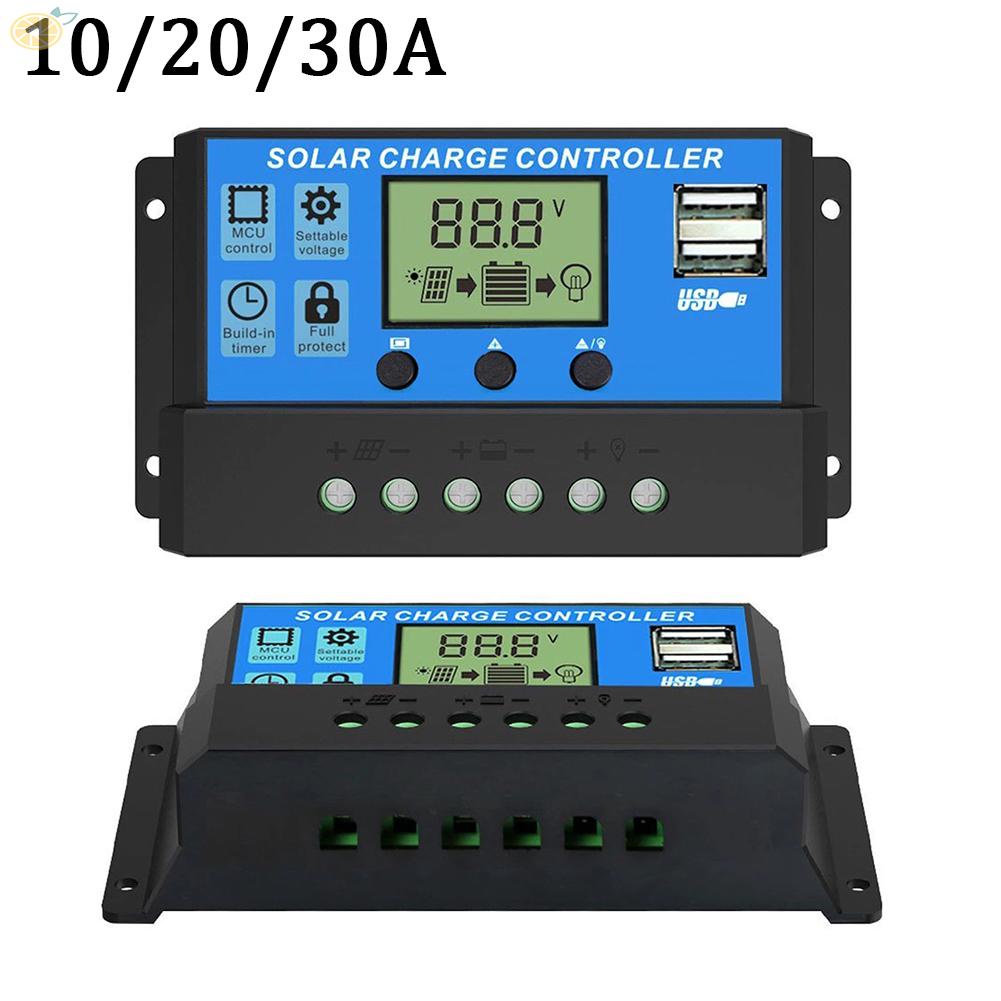 【VARSTR】Solar Charge Controller 30A 20A 10A Battery Charge Controller Tool New