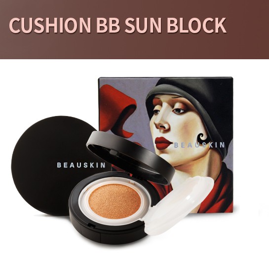 Phấn Nước BEAUSKIN Cushion BB Sun Block SPF50 PA+++ 10g - Hàn Quốc