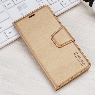 Bao da HanMan dạng ví cho Samsung Galaxy Note 10 Plus, Note 10 Lite, Note 10, Note 9, Note 8 có ngăn đựng tiền và thẻ