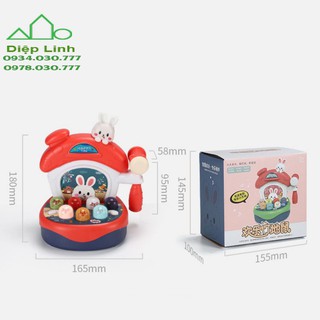 Đồ chơi Máy đập chuột mini Among Us dùng pin