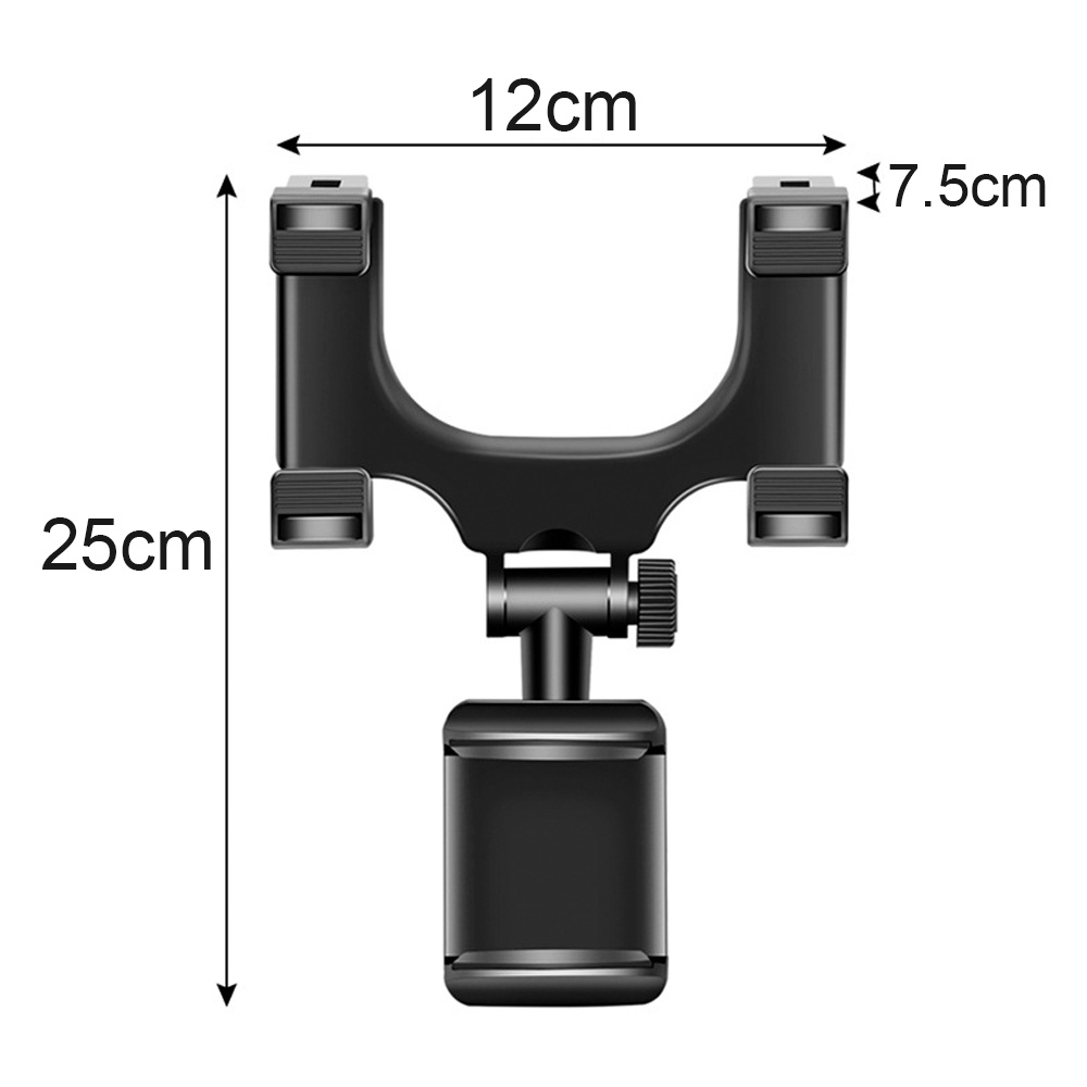 Giá Đỡ Điện Thoại / GPS Xoay 360 Độ Gắn Kính Chiếu Hậu Xe Máy / Xe Hơi
