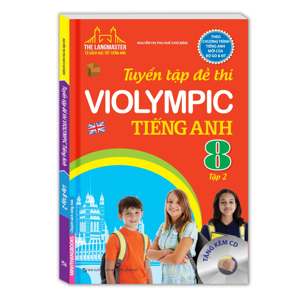 Sách - The Langmaster - Tuyển Tập Đề Thi Violympic Tiếng Anh 8 Tập 2