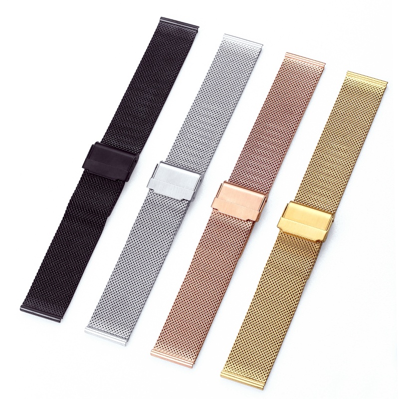 Dây Đeo Đồng Hồ Thay Thế Bằng Thép Không Gỉ 8 10 12 14 16 18 19 20 21 22 24 26mm