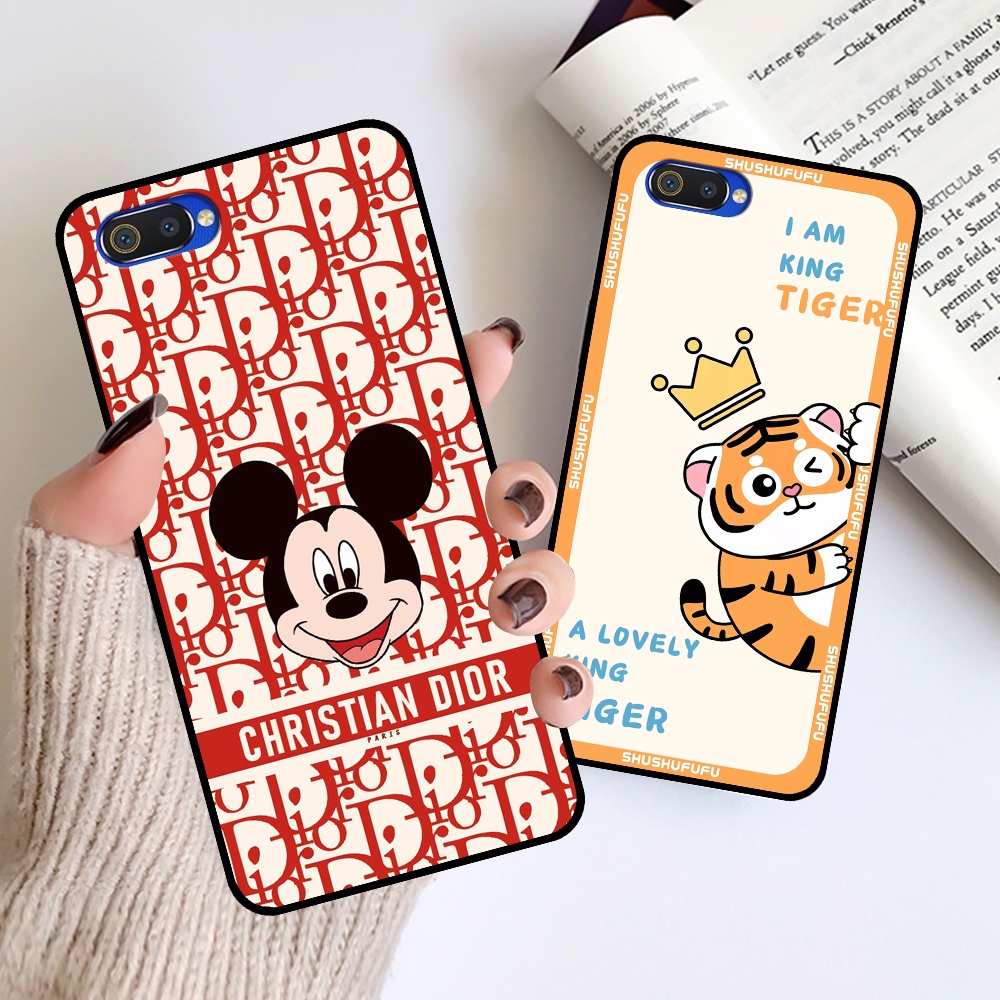 Ốp Realme C1 / C2 in hình mickey, hổ, kingtiger siêu rẻ T19 - T24