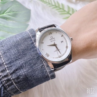 Đồng hồ nam 0MG8765 ❤️FREESHIP❤️ dây da nam kim trôi trẻ trung phù hợp nhiều lứa tuổi