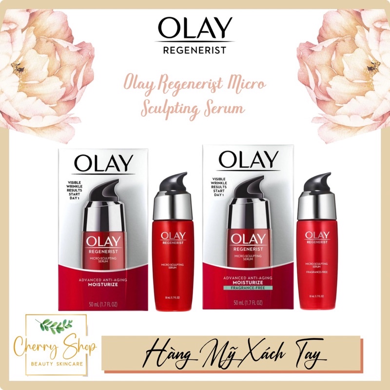 [Hàng USA]Tinh Chất Serum Dưỡng Da Chống Lão Hoá Olay Regenerist Regenerating Serum (50ml)