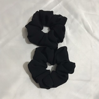 Black scrunchies