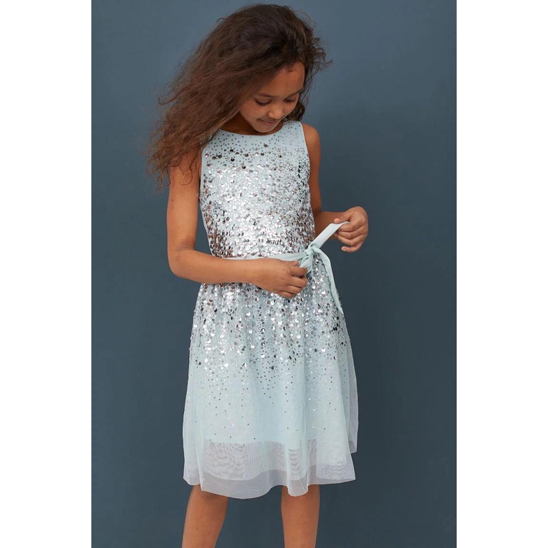 V08 - VÁY ghi SEQUIN lấp lánh