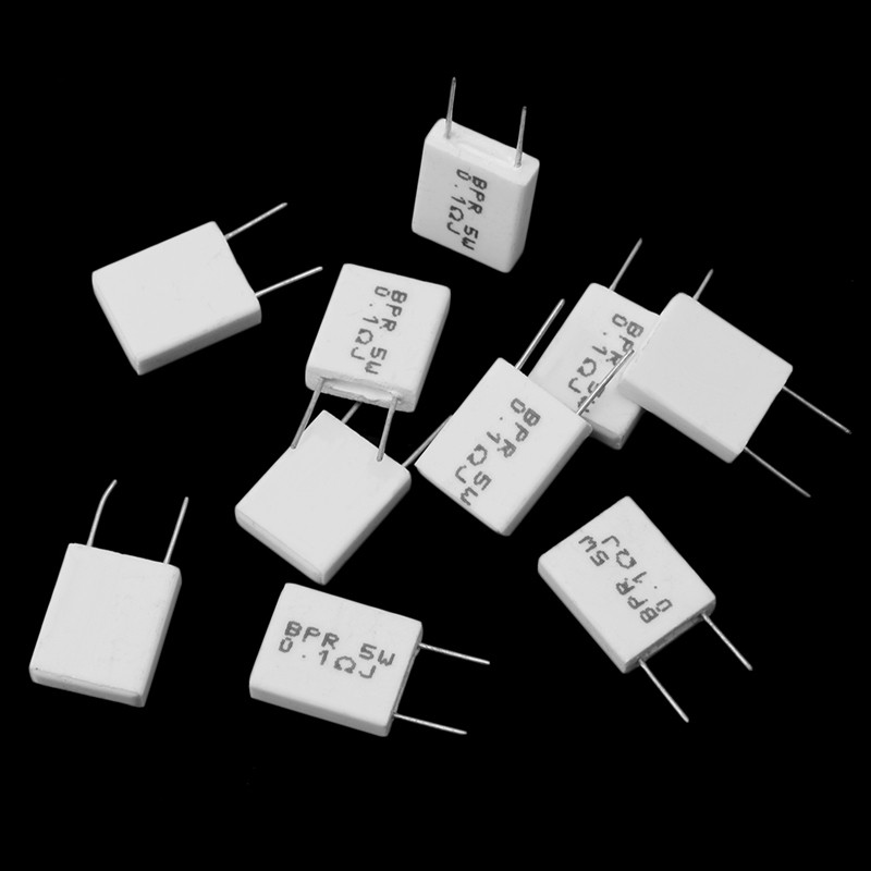 Set 10 điện trở không dẫn 0.1R 5 W 5% 0.1Ohm