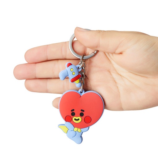 BT21 Baby Silicone Keyring x Line Friends Official Goods