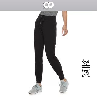  Quần jogger thể thao nữ chất liệu siêu hút ẩm, siêu co dãn - Đen