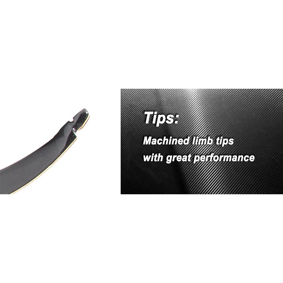 Bắn cung sanlida miracle x8 ilf limbs 16-44 lbs entry-level ilf recurve bow limb core wood & fiberglass thể thao ngoài trời