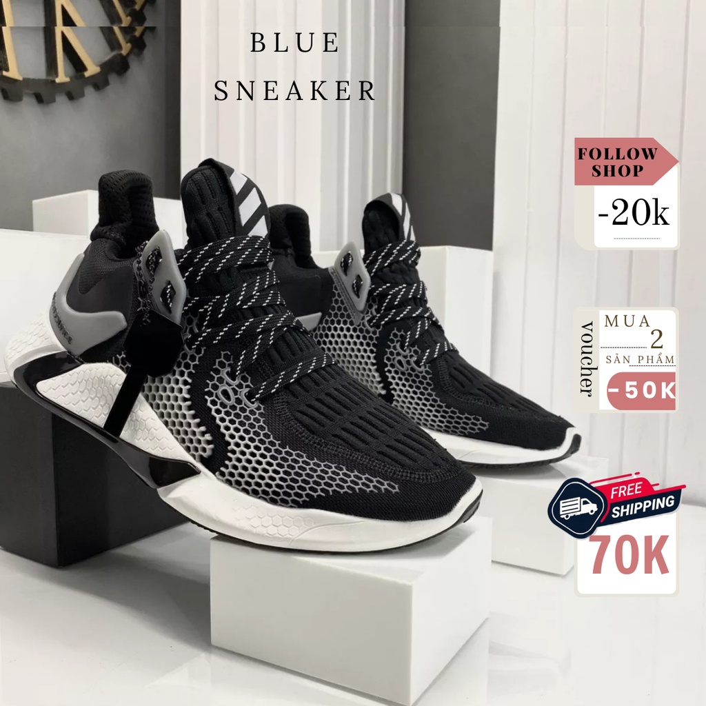 Giày Adidas Alphabounce 2020 Đen Trắng