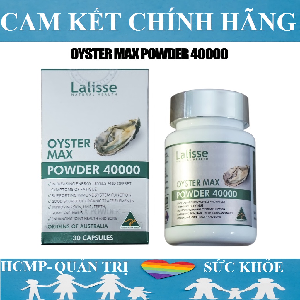Tinh chất hàu biển bổ thận tăng sinh lý nam hỗ trợ chứng xuất tinh sớm kéo dài thời gian quan hệ LALISSE Nhập Úc ALC01