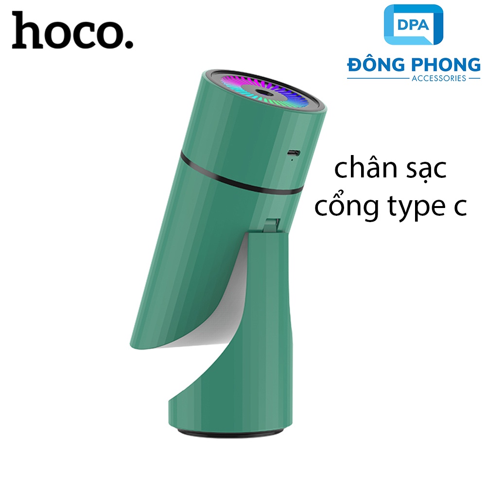 Máy Phun Sương, Phun Tinh Dầu Tạo Độ Ẩm Có Led Hoco Di15 Chính Hãng