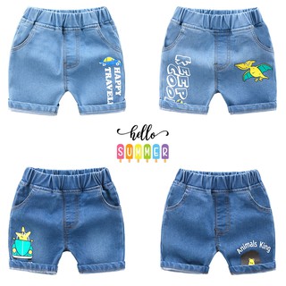 Quần Jean cho bé WELLKIDS họa tiết đáng yêu chất bò mềm hàng xuất Âu Mỹ