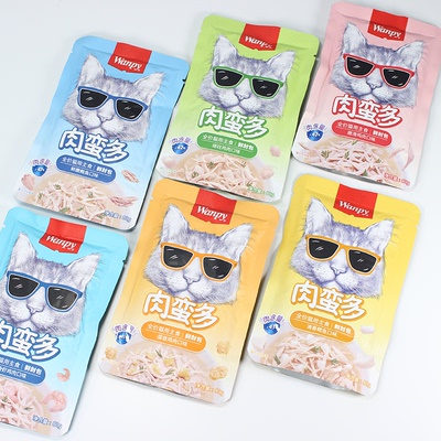 Pate Wanpy Vị mới Pate cho mèo tăng cân Đồ ăn cho mèo Dạng gói Surica WP04