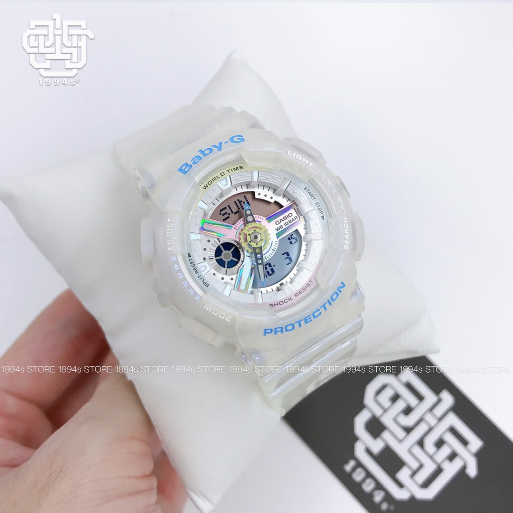 Đồng hồ nữ Casio Baby-G BA-110 / BA-110PL-7A2 chống va đập, chống nước 200m, size 43mm, hàng chính hãng