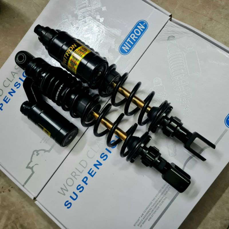 Phuộc nhún sau Nitron bình dầu gắn Sh Việt