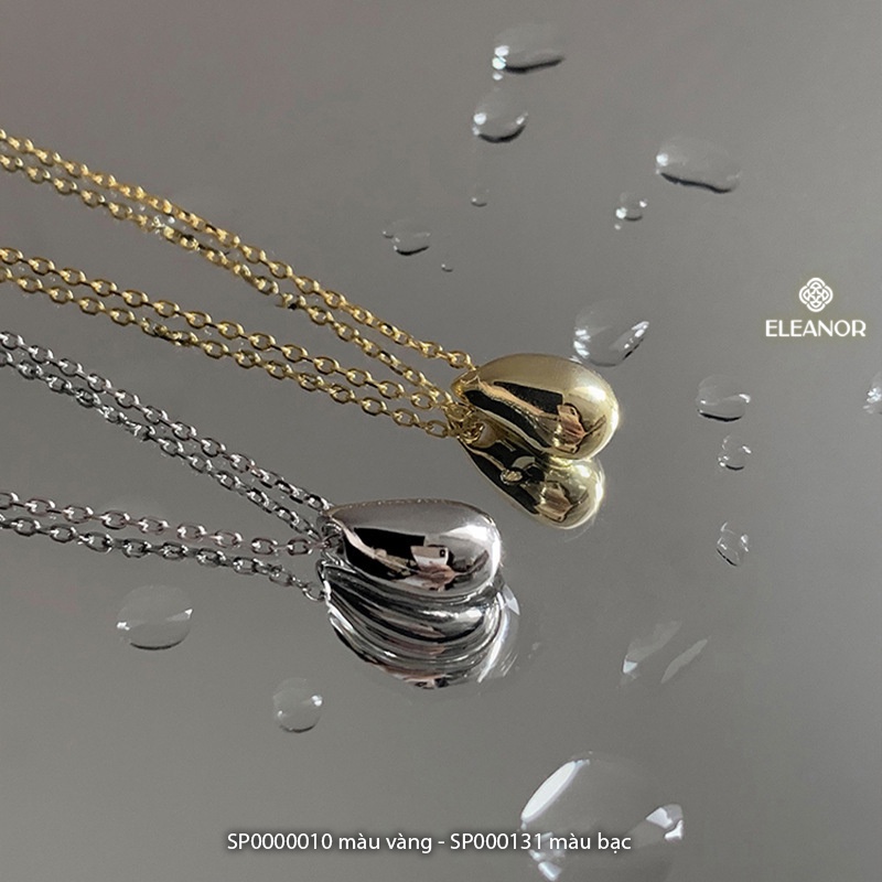Dây chuyền nữ titan Eleanor Accessories hình giọt nước basic phụ kiện trang sức 0010