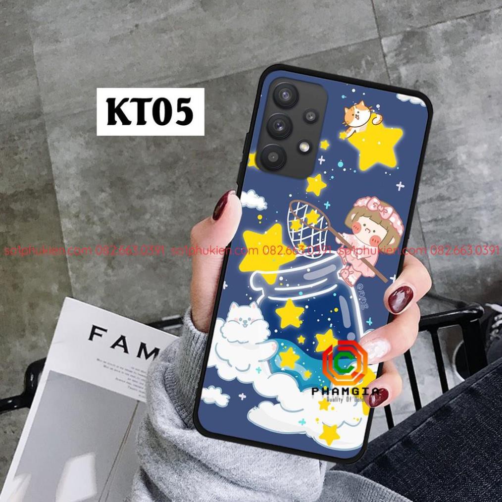 Ốp lưng Samsung A32 (SM-A325F/DS) (4G/5G) / A52 (4G/5G) A52s /A72 (4G/5G) đẹp hình Roro Jump đáng yêu mặt lưng nhám