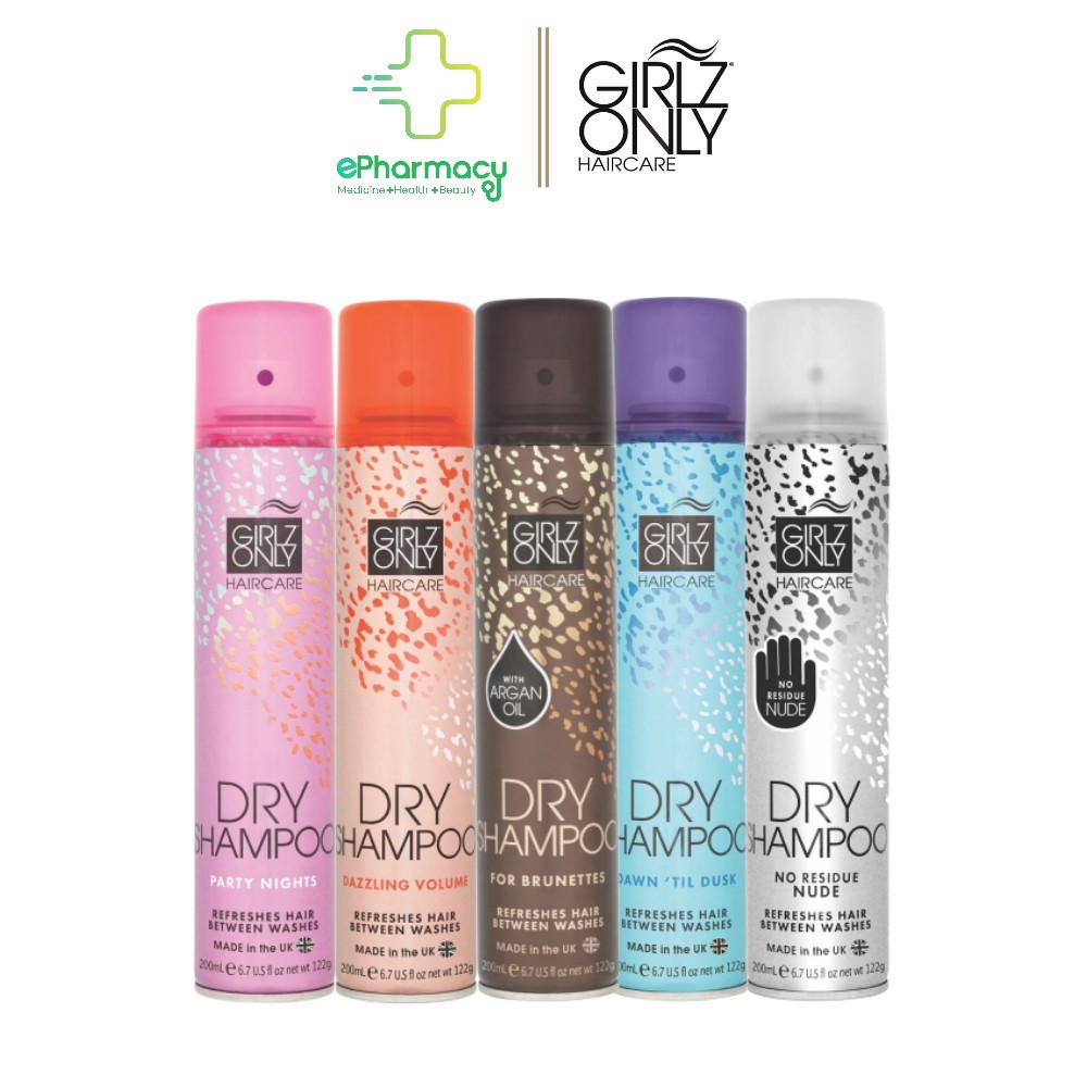 Dầu Gội Khô GIRLZ ONLY Dry Shampoo 200ml