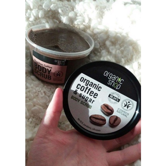 Tẩy Da Chết Organic Shop Cofee Sugar Body Scrub