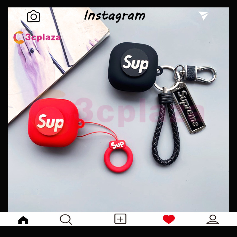 Vỏ bảo vệ hộp sạc tai nghe bằng silicon chống bụi cho Samsung Galaxy Buds Live/ Buds Pro/ Buds 2 SXL03
