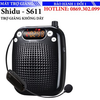 Máy Trợ Giảng Không Dây UHF Shidu SD-S611 cho giảng viên - bán hàng