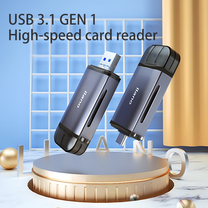 Đầu Đọc Thẻ Nhớ Usb3.0 Sd Tf Otg Llano Đa Năng Sáu Trong Một Tốc Độ Cao