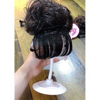 băng đô turban tóc giả cho bé