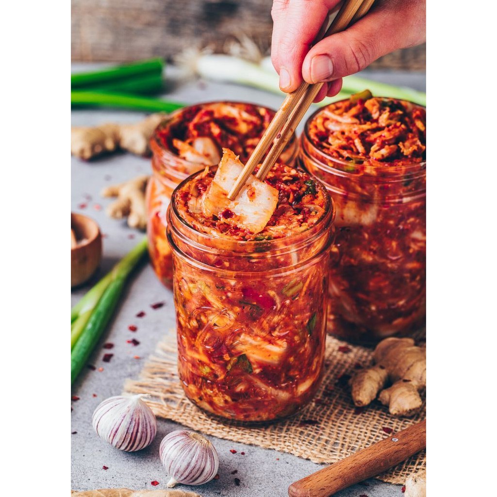 Kim Chi cải Thảo thuần chay (Hỏa Tốc tại Tp.HCM) Hũ 800g